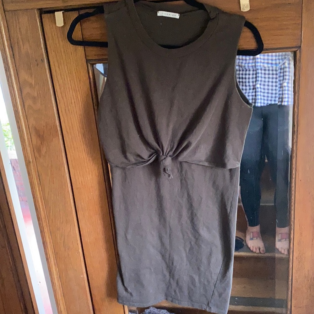 Tank mini crew neck dress